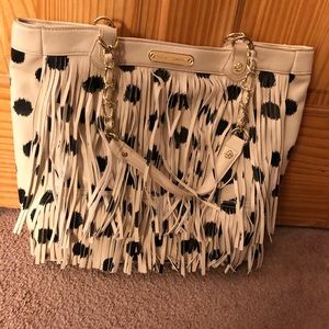 Betsey Johnson fringe purse